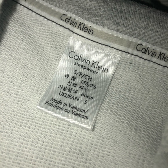 Calvin Klein Grey Hoodie SMALL - Picture 5 of 5